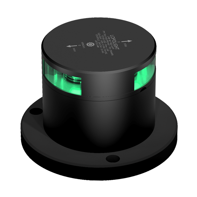 3nm 180° Green, black anodized